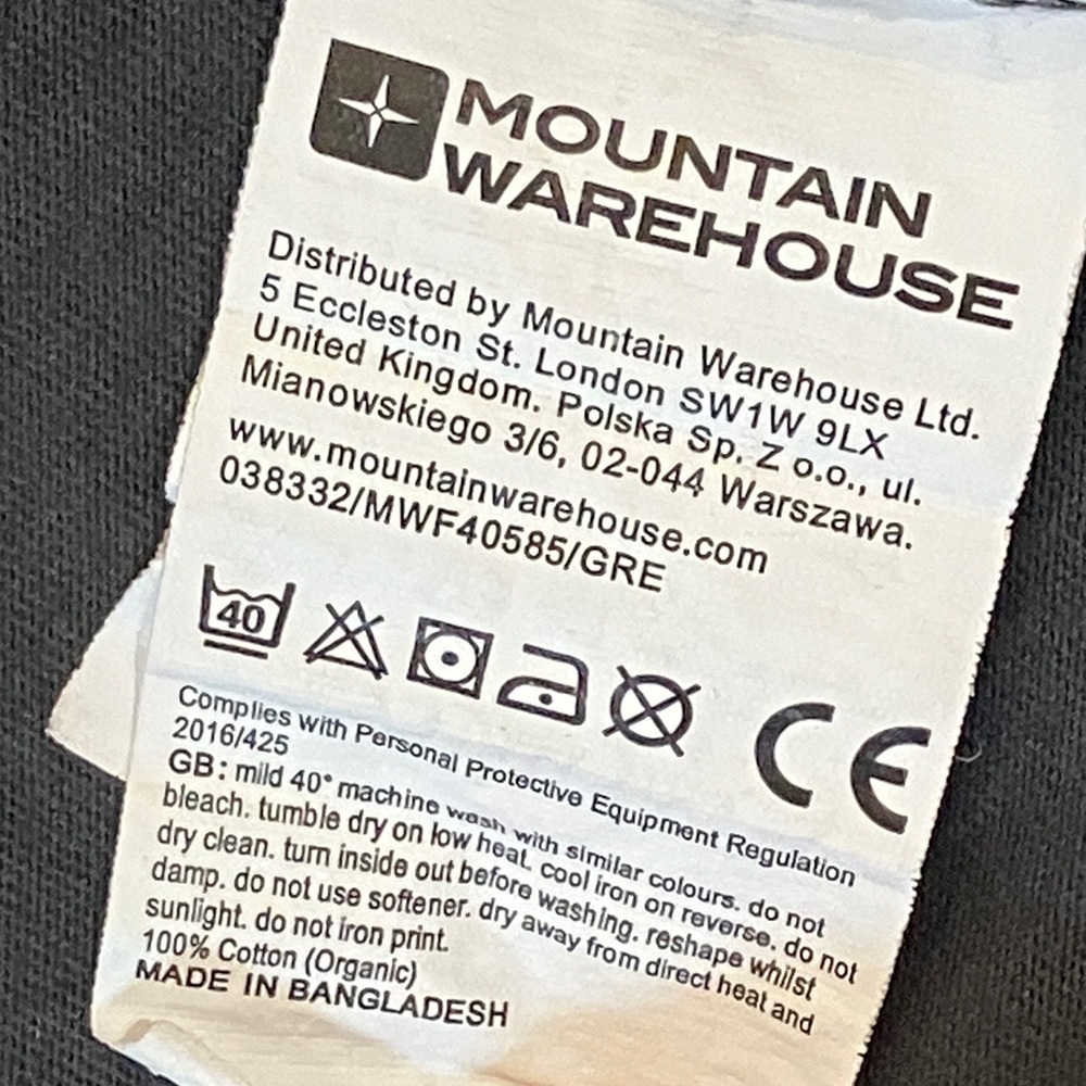 Organic cotton “the mountains are calling” graphic short sleeve t-shirt - Picture 8 of 12